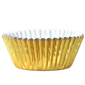 Cupcake Baking Cases - Gold